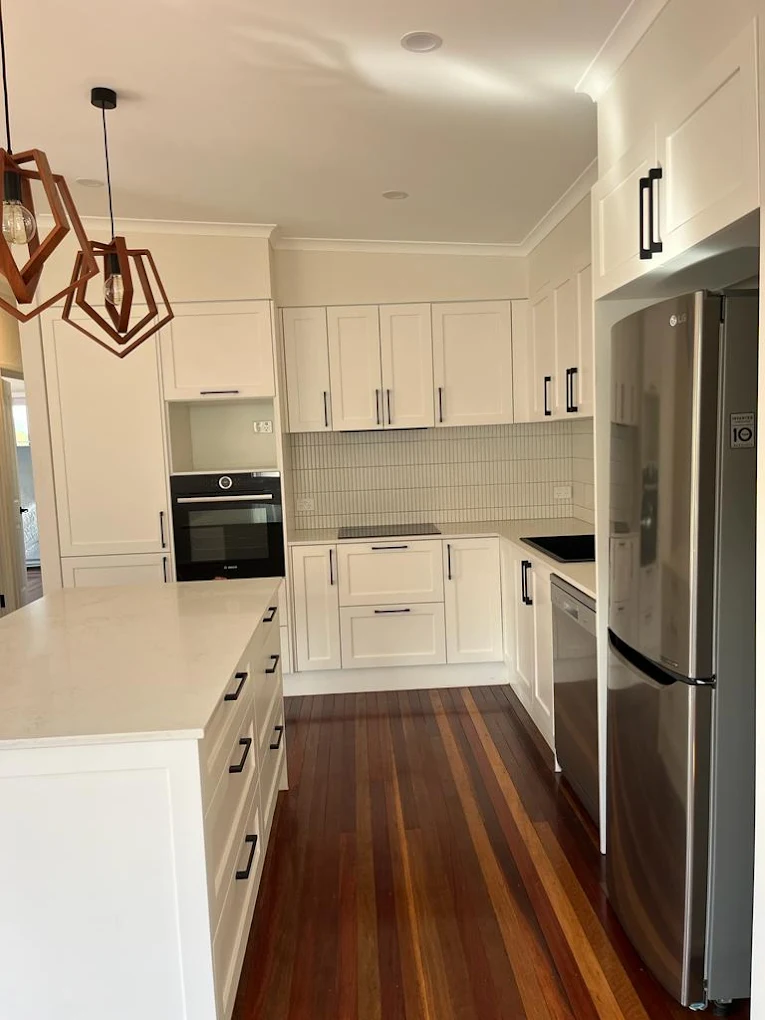 Kitchen with stainless appliances